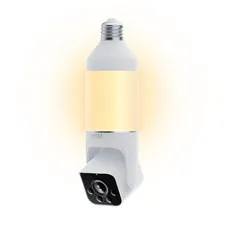 WYZE Bulb Cam - 2K HD Smart Light Security Camera with 1 PACK, White