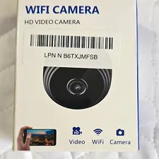 WiFi IP/Network Indoor Surveillance Camera HD White USB w/ Mount, Manual