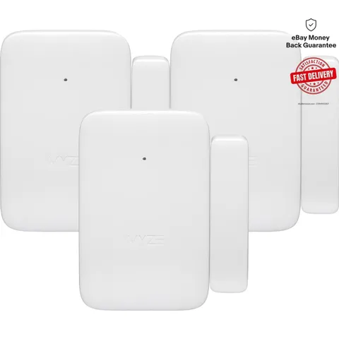 Wyze Home Security System Entry Sensors 3-Pack - Smart Window & Door Protection