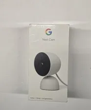 Google Nest Cam 1080p Wired Indoor Security Camera 2nd Gen - Snow White