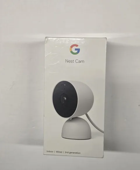 Google Nest Cam 1080p Wired Indoor Security Camera 2nd Gen - Snow White