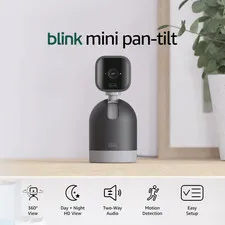 Mini Pan-Tilt Camera (Newest Model), Rotating Indoor Plug-In Smart Security Came