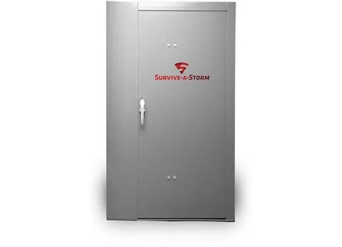 Survive A Storm EX0404 Extreme 4x4 5-Person Occupancy Storm Shelter - Rail Grey