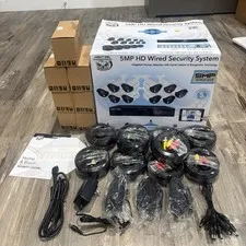 Night Owl Wired Security Camera System Home Or Business New/ Incomplete