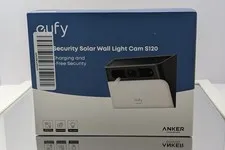 eufy Security S120 Solar Wall Light Cam Outdoor Wireless Camera T81A0 Brand New