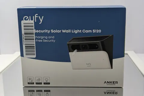 eufy Security S120 Solar Wall Light Cam Outdoor Wireless Camera T81A0 Brand New