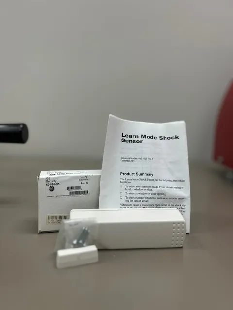 GE Security / Interlogix 60-886-95 Crystal Wireless Learn Mode Shock Sensor