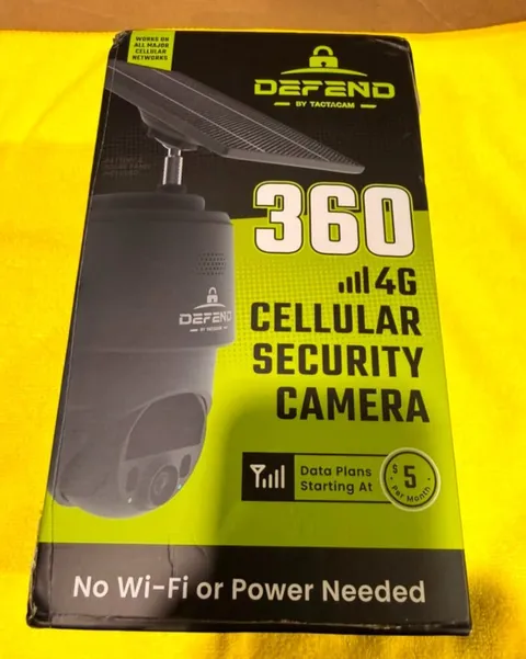 Tactacam Defend 360 Cellular Security Camera DFD-PTZ01 -SEALED BOX