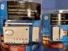 GE Choice-Alert Wireless Control Center Starter Kit  #45142 & Window/Door Sensor