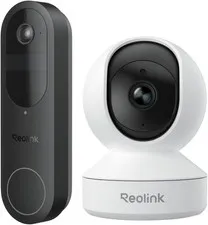 2K Video Doorbell Camera & 4MP Indoor Security Camera Bundle, Battery Doorbell 1