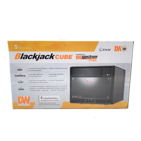 NEW Digital Watchdog DW-BJCUBE12T Windows-based Blackjack Cube NVR, 12TB