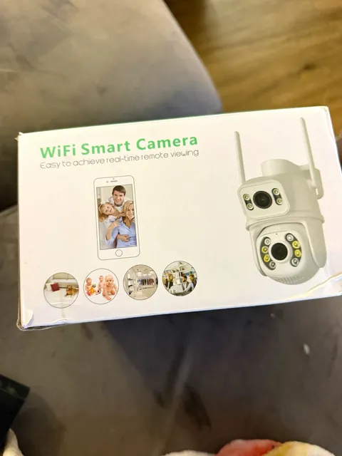 WiFi Smart Camera IP Wi‑Fi Surveillance Camera White Indoor/Outdoor