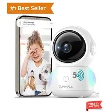 Security Camera Indoor, Baby Monitor with Camera and Audio | Pet/Dog/Cat Came...