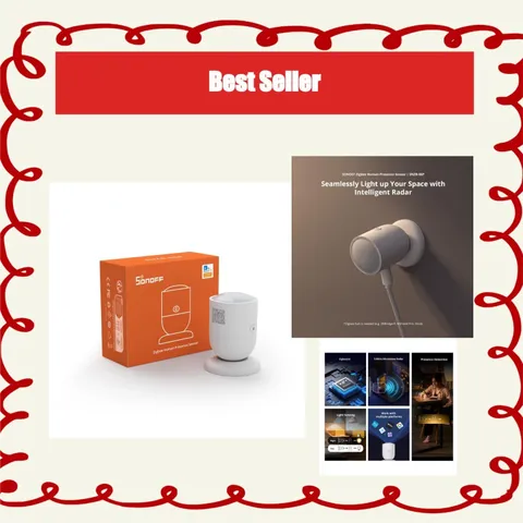 SONOFF SNZB-06P Zigbee Smart Motion Detector with 5.8GHz Radar