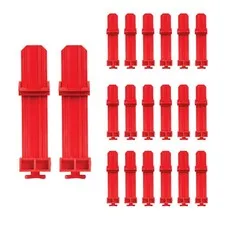 AC1051-RC-20 Ratchet Clip, Red