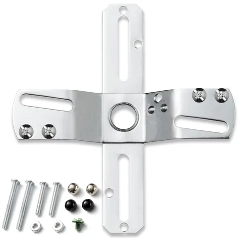 Qc Ceiling Light Fixture Mounting Bracket [Upgraded Crossbar-1, Silver