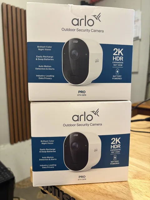 Arlo Pro6 Security Camera - set of 2