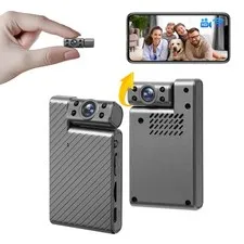Mini Wireless Camera HD 180° Rotating Cameras Smallest WiFi Security Camara, ...