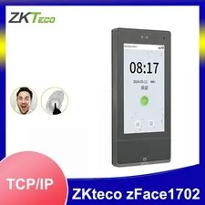 ZKTeco zFace1702 Facial Fingerprint Time Clock Employee Access Control Terminal