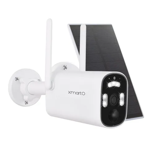 100% Wire-Free Solar PTZ Home Security Camera System Wireless, 4-Set 2K 4MP Q...
