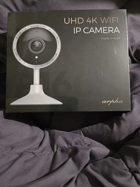 arpha P160M 4K UHD Wi-Fi IP Camera Indoor White with Cloud Recording