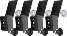 Septekon 2K Security Cameras Wireless Outdoor 4 Pack Solar