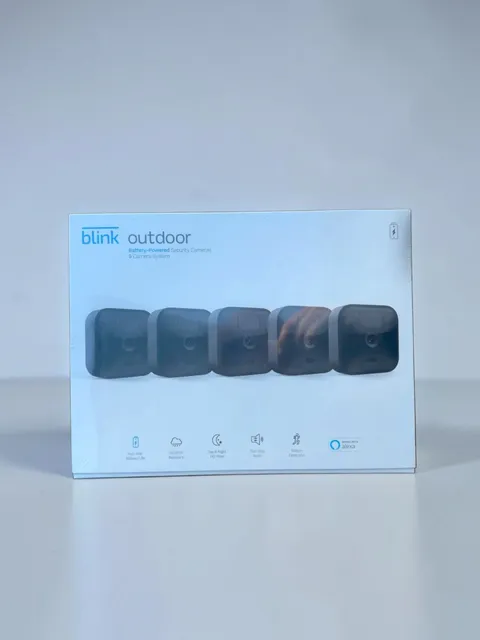 NEW sealed Blink - 5 Outdoor (3rd Gen) Wireless 1080p Security System-BLACK