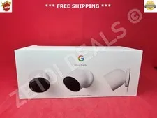 **BRAND NEW**Google Nest Cam 3 Pack Indoor/Outdoor Wire-Free Security Cameras