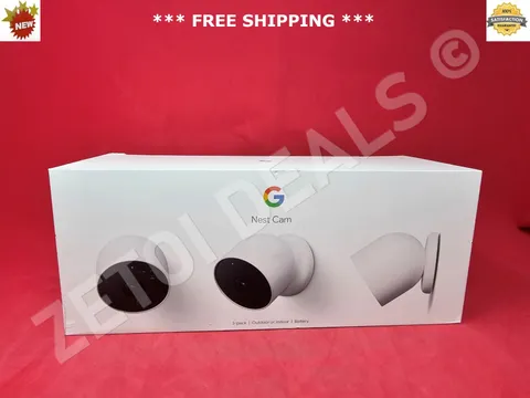 **BRAND NEW**Google Nest Cam 3 Pack Indoor/Outdoor Wire-Free Security Cameras