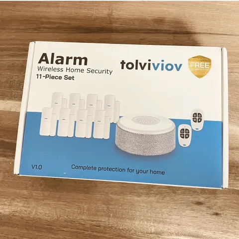 Tolviviov V1.0 Alarm 11piece System for Home Security Door Window Alarm Security
