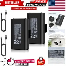 2-Pack Rechargeable Batteries for Simplisafe Wireless Outdoor Security Cameras,