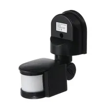 VIAPUICE Outdoor Motion Sensor, Microwave Motion Detector - Black