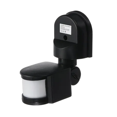VIAPUICE Outdoor Motion Sensor, Microwave Motion Detector - Black