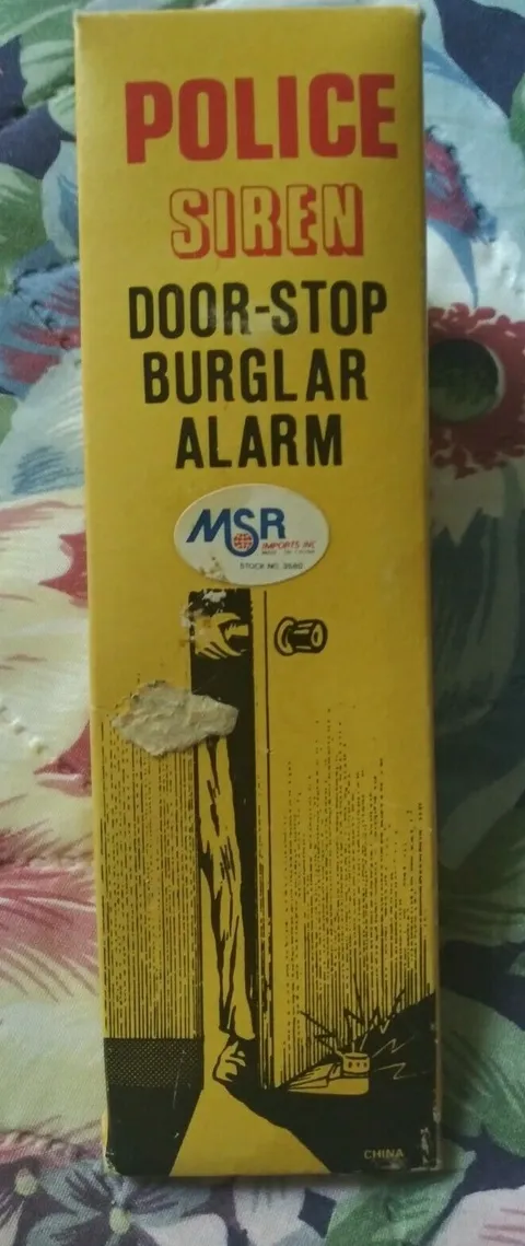 Police Siren Battery Operated Door Stop Bugler Alarm Siren