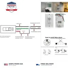 Sensky BS033C 110v Motion Sensor Light Switch, 180 Degree View Occupancy Sens...