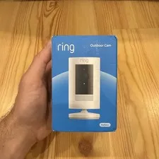 Ring Outdoor Cam (Stick Up Cam)| Battery Operated | White New