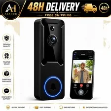 1080p Wireless Video Doorbell Camera Battery WiFi Night Vision U52