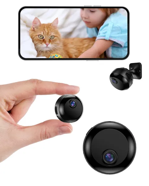 Indoor Camera Wireless 1080P Wi-Fi Camera for Home Security Pet Monitoring, M...