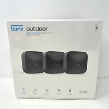 Blink Outdoor Battery-Powered Wireless Security Camera 3rd Gen 3-Pack New/Sealed