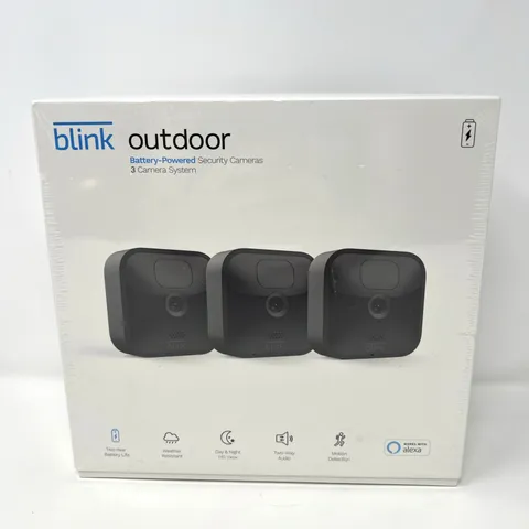 Blink Outdoor Battery-Powered Wireless Security Camera 3rd Gen 3-Pack New/Sealed