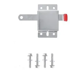Garage Door Side Lock Deadlock for Single or Double Garage, Galvanized Steel