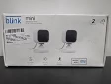Blink Mini Indoor Plug-In HD Smart Security Cameras 2-Pack NEW/SEALED DMG PKG