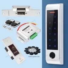 HOMSECUR Weatherproof IP66 APP WIFI Fingerprint PIN Access Control Touch Keypad