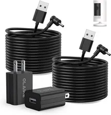 Indoor/Outdoor Power Adapter for Ring Stick up Cam Battery 3Rd Gen/2Nd Gen/Plug-