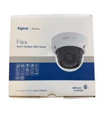 Tyco Illustra Flex  IFS04-D12-OIA4 Gen4 4MP MiniDome Security Outdoor Camera