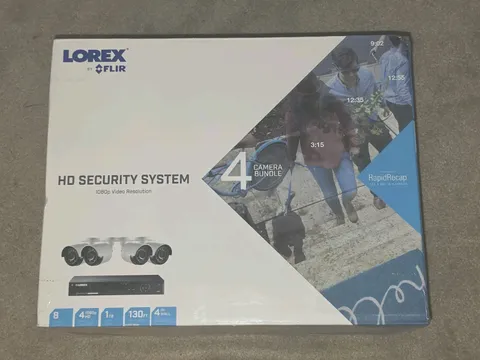 NIB Lorex 1080p CCTV 8-Channel DVR 4-Camera 1TB Night Vision BNC System