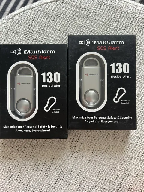 Imaxalarm SOS Alert Personal Alarm x 2 New