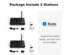 Wireless Home 1 Mile (5280 Feet) Range 10-Channel Intercom WE SHIP OVERSEAS 