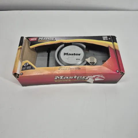 Master Lock Magnum M736XKAD Keyed Hockey Puck Padlock Silver Steel 6mm
