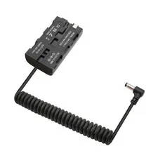 DC 5.5 2.1mm to NP-F970 F750 F550 Dummy Battery Power Suitable for Sony L Ser...